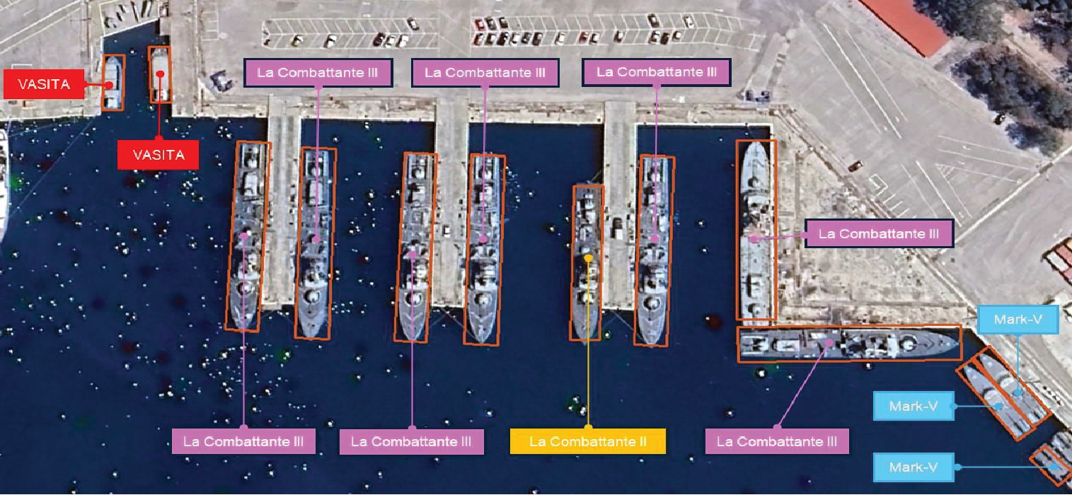 Fast attack craft detection — La Combattante III class