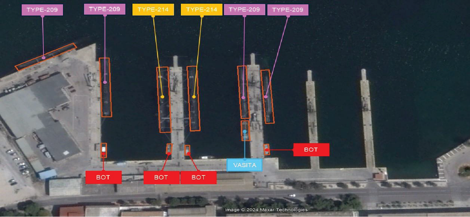 Submarine detection — TYPE-209 class
